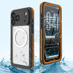 Coque de téléphone magnétique étanche IP68 RedPepper série V, pour iPhone 17 Pro Max