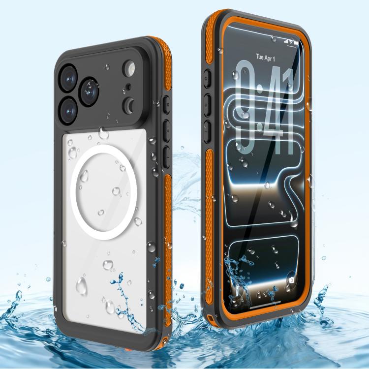 Coque de téléphone magnétique étanche IP68 RedPepper série V, pour iPhone 17 Pro Max