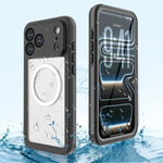 Coque de téléphone magnétique étanche IP68 RedPepper série V, pour iPhone 17 Pro Max