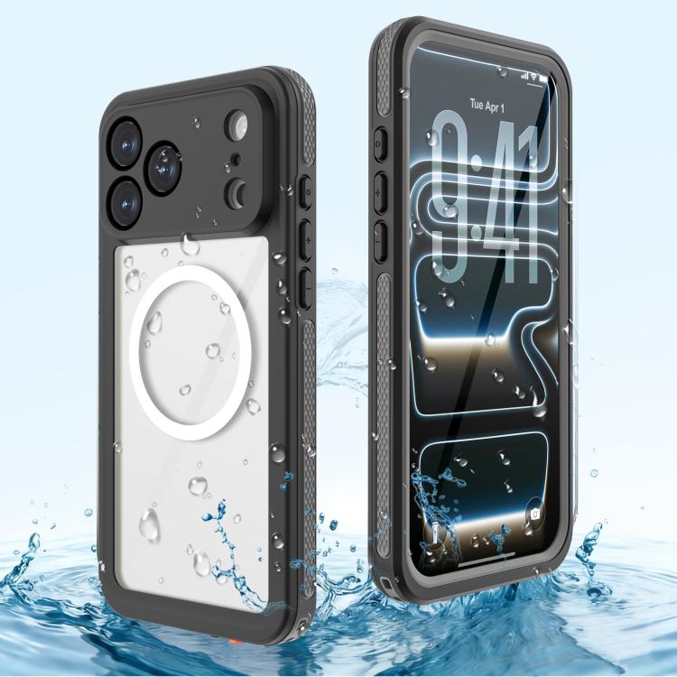 Coque de téléphone magnétique étanche IP68 RedPepper série V, pour iPhone 17 Pro Max