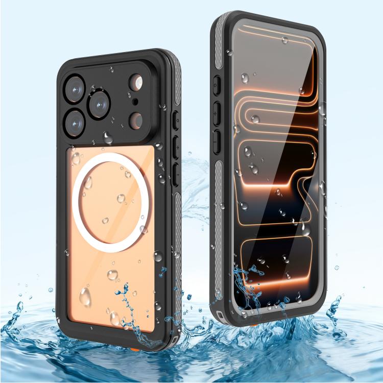 Coque de téléphone magnétique étanche RedPepper Série V IP68, pour iPhone 17 Pro, pour iPhone 17