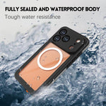 Coque de téléphone magnétique étanche RedPepper Série V IP68, pour iPhone 17 Pro, pour iPhone 17