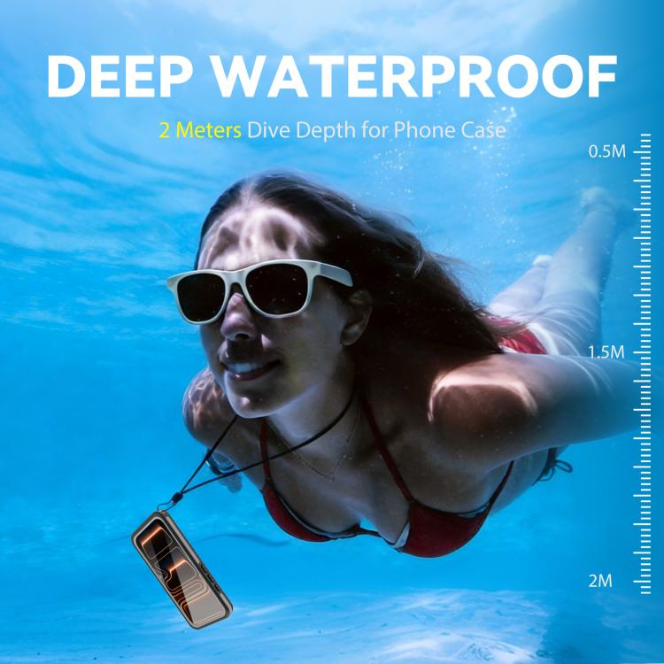 Coque de téléphone magnétique étanche RedPepper Série V IP68, pour iPhone 17 Pro, pour iPhone 17