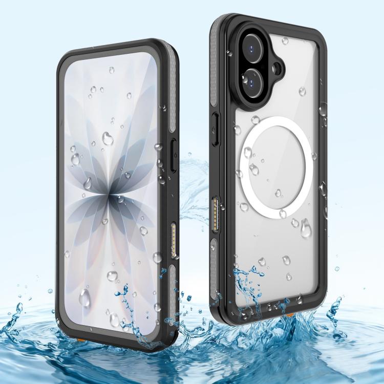 Coque de téléphone magnétique étanche RedPepper Série V IP68, pour iPhone 17 Pro, pour iPhone 17