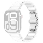 Bracelet de montre xDfind en céramique et acier inoxydable, pour Apple Watch 42 / 44 / 45 / 46 / 49mm, pour Apple Watch 38 / 40 / 41 / S11 42mm