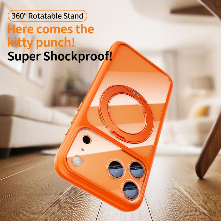 Étui de téléphone à support magnétique Precision Hole Skin-Feel avec bouton d'obturation AI, pour iPhone 17 Pro Max, pour iPhone 17 Pro
