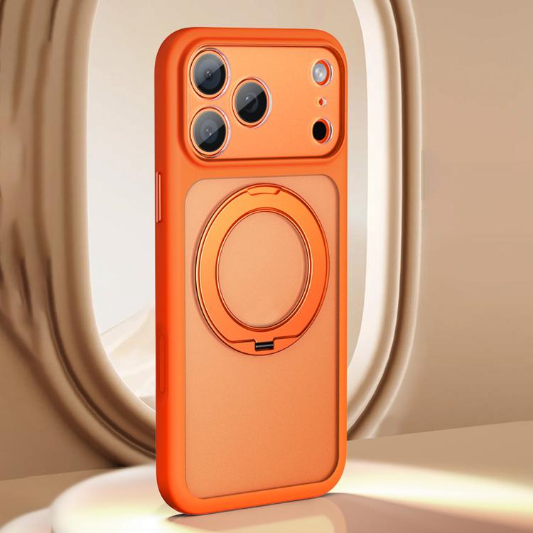 Étui de Téléphone à Support Magnétique Sensible au Toucher et à Grand Trou Dépoli avec Bouton d'Obturateur Intelligent, Pour iPhone 17 Pro Max, Pour iPhone 17 Pro