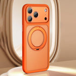 Étui de Téléphone à Support Magnétique Sensible au Toucher et à Grand Trou Dépoli avec Bouton d'Obturateur Intelligent, Pour iPhone 17 Pro Max, Pour iPhone 17 Pro