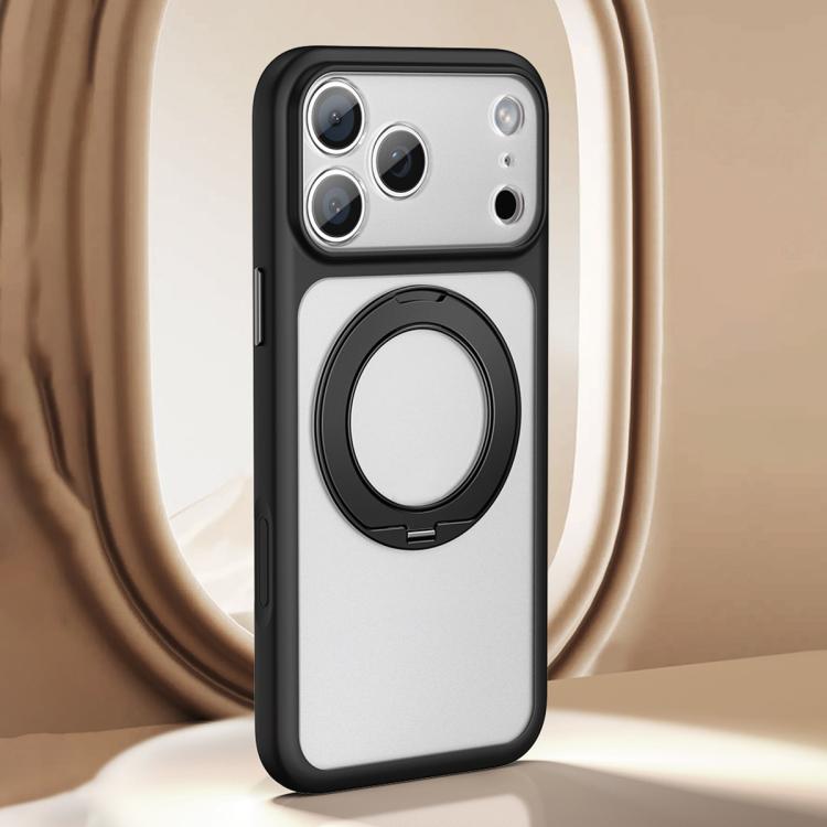 Étui de Téléphone à Support Magnétique Sensible au Toucher et à Grand Trou Dépoli avec Bouton d'Obturateur Intelligent, Pour iPhone 17 Pro Max, Pour iPhone 17 Pro