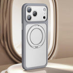 Étui de Téléphone à Support Magnétique Sensible au Toucher et à Grand Trou Dépoli avec Bouton d'Obturateur Intelligent, Pour iPhone 17 Pro Max, Pour iPhone 17 Pro