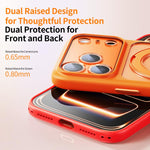 Étui de Téléphone à Support Magnétique Sensible au Toucher et à Grand Trou Dépoli avec Bouton d'Obturateur Intelligent, Pour iPhone 17 Pro Max, Pour iPhone 17 Pro