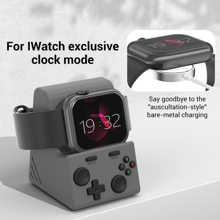 XDcase Support de chargement pour montre connectée design console de jeu pour Apple Watch