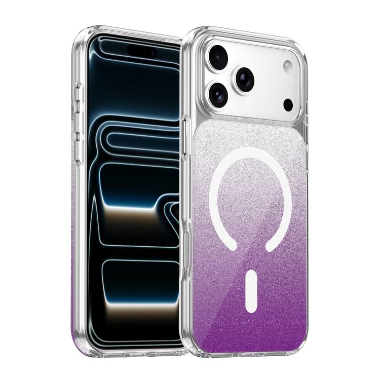 Coque magnétique scintillante en cristal, pour iPhone 17 Pro Max, pour iPhone 17 Pro