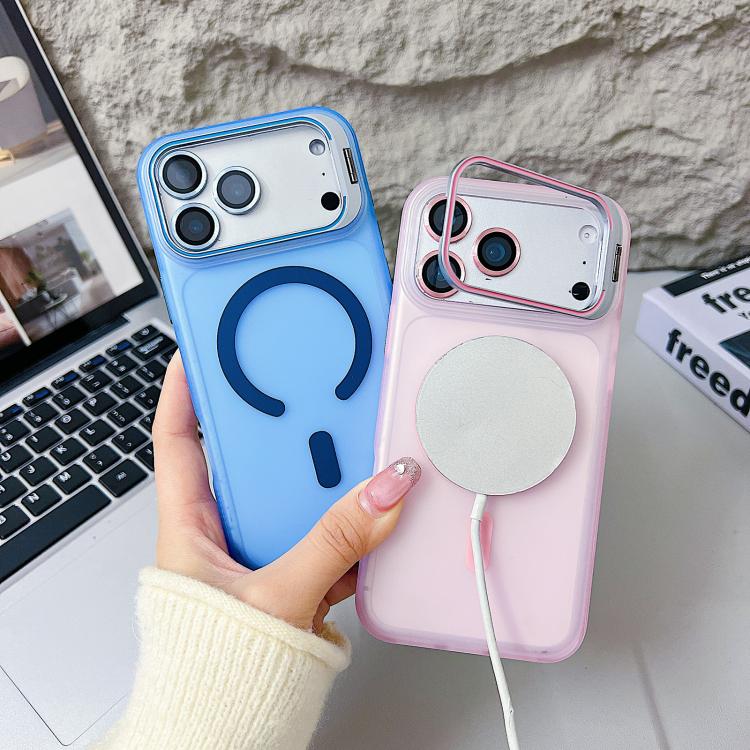 Coque de téléphone magnétique Vitality Eagle Eye Lens Kickstand, Pour iPhone 17 Pro Max, Pour iPhone 17 Pro