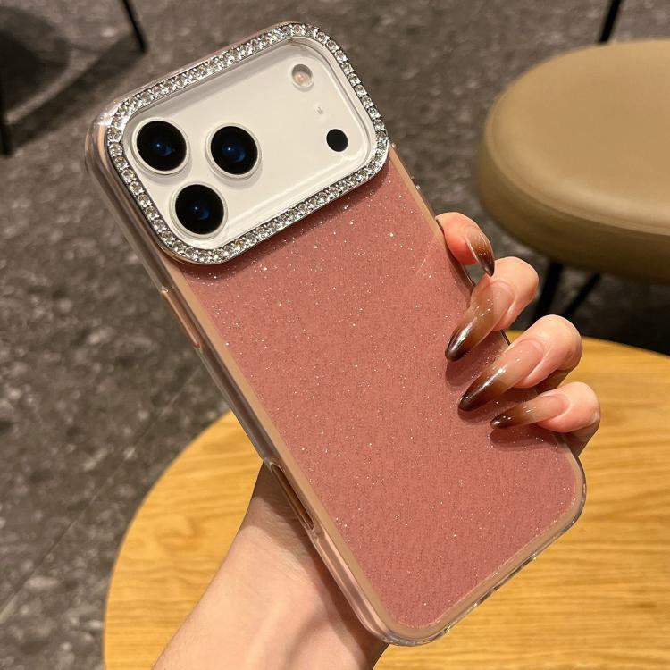 Coque de téléphone à paillettes et strass de couleur unie, pour iPhone 17 Pro Max, pour iPhone 17 Pro, pour iPhone 17, pour iPhone Air