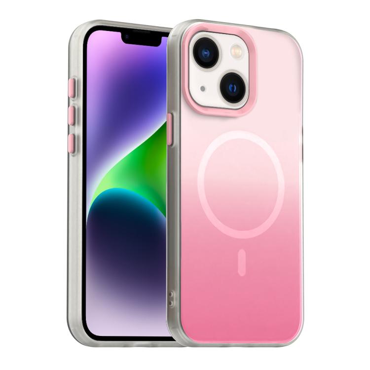 Étui de téléphone magnétique hybride 3 en 1 de la série Candy Gradient, pour iPhone 15 Pro Max, pour iPhone 15 Pro, pour iPhone 15 Plus, pour iPhone 15, pour iPhone 14 Plus, pour iPhone 14, pour iPhone 14 Pro, pour iPhone 14 Pro Max