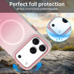 Étui de téléphone magnétique hybride 3 en 1 de la série Candy Gradient, pour iPhone 15 Pro Max, pour iPhone 15 Pro, pour iPhone 15 Plus, pour iPhone 15, pour iPhone 14 Plus, pour iPhone 14, pour iPhone 14 Pro, pour iPhone 14 Pro Max