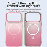 Étui de téléphone magnétique hybride 3 en 1 de la série Candy Gradient, pour iPhone 15 Pro Max, pour iPhone 15 Pro, pour iPhone 15 Plus, pour iPhone 15, pour iPhone 14 Plus, pour iPhone 14, pour iPhone 14 Pro, pour iPhone 14 Pro Max