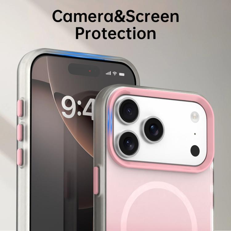 Étui de téléphone magnétique hybride 3 en 1 de la série Candy Gradient, pour iPhone 15 Pro Max, pour iPhone 15 Pro, pour iPhone 15 Plus, pour iPhone 15, pour iPhone 14 Plus, pour iPhone 14, pour iPhone 14 Pro, pour iPhone 14 Pro Max