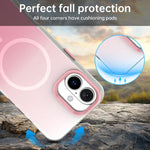 Coque de téléphone magnétique hybride 3 en 1 de la série Candy Gradient, Pour iPhone 17 Pro Max, Pour iPhone 17 Pro, Pour iPhone 17, Pour iPhone Air, Pour iPhone 16 Pro Max, Pour iPhone 16 Pro, Pour iPhone 16 Plus, Pour iPhone 16