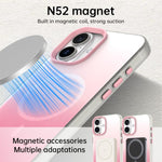 Coque de téléphone magnétique hybride 3 en 1 de la série Candy Gradient, Pour iPhone 17 Pro Max, Pour iPhone 17 Pro, Pour iPhone 17, Pour iPhone Air, Pour iPhone 16 Pro Max, Pour iPhone 16 Pro, Pour iPhone 16 Plus, Pour iPhone 16