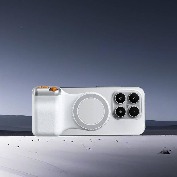 Support de prise de vue magnétique pour smartphone, poignée, trépied, pince sur le support de téléphone, poignée unique, avec lumière d'appoint