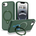 Magnetic 360 Rotating Stand Airbag Shockproof Phone Case, For iPhone 16e / 17e, For iPhone 17 Pro Max, For iPhone 17 Pro, For iPhone 17, For iPhone Air, For iPhone 16 Pro Max, For iPhone 16