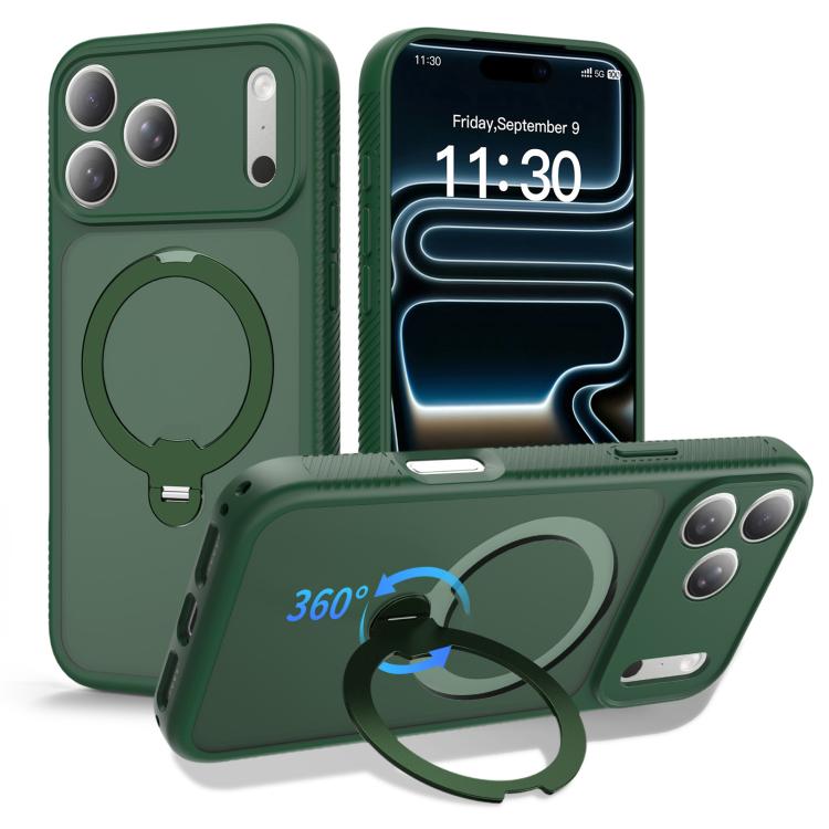 Magnetic 360 Rotating Stand Airbag Shockproof Phone Case, For iPhone 16e / 17e, For iPhone 17 Pro Max, For iPhone 17 Pro, For iPhone 17, For iPhone Air, For iPhone 16 Pro Max, For iPhone 16