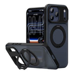 Coque de téléphone magnétique rotative Alpha-style avec support, Pour iPhone 17 Pro Max, Pour iPhone 17 Pro