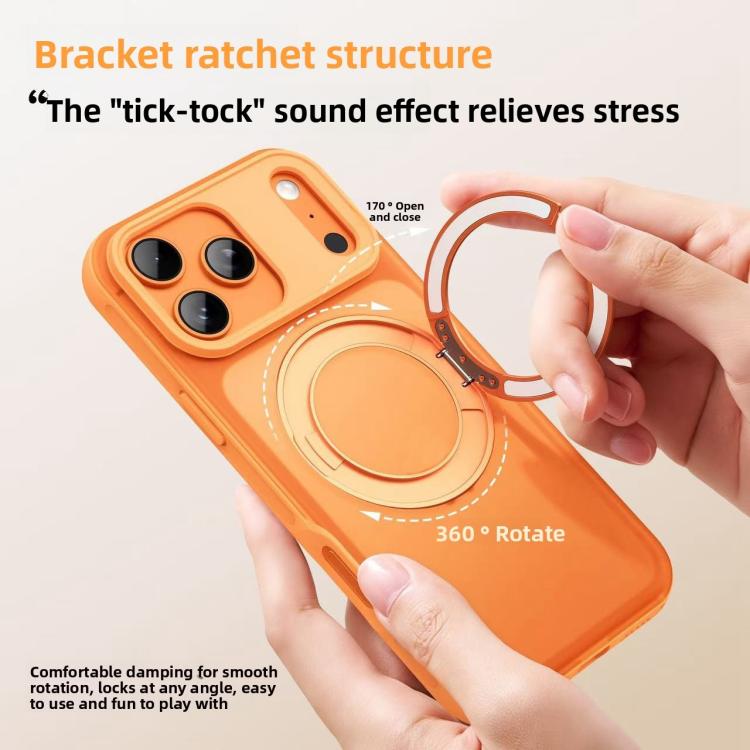 Coque de téléphone magnétique rotative Alpha-style avec support, Pour iPhone 17 Pro Max, Pour iPhone 17 Pro