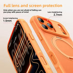 Coque de téléphone magnétique rotative Alpha-style avec support, Pour iPhone 17 Pro Max, Pour iPhone 17 Pro