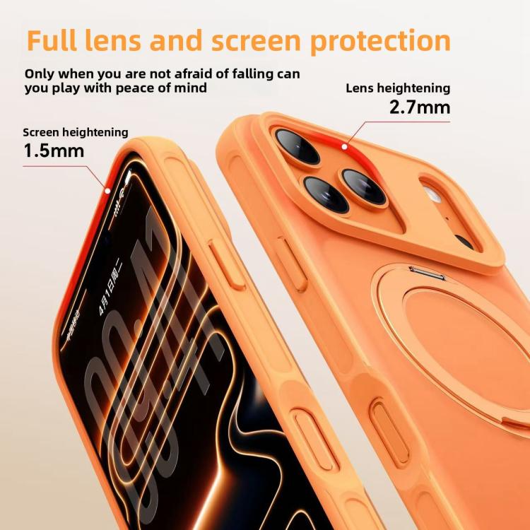 Coque de téléphone magnétique rotative Alpha-style avec support, Pour iPhone 17 Pro Max, Pour iPhone 17 Pro