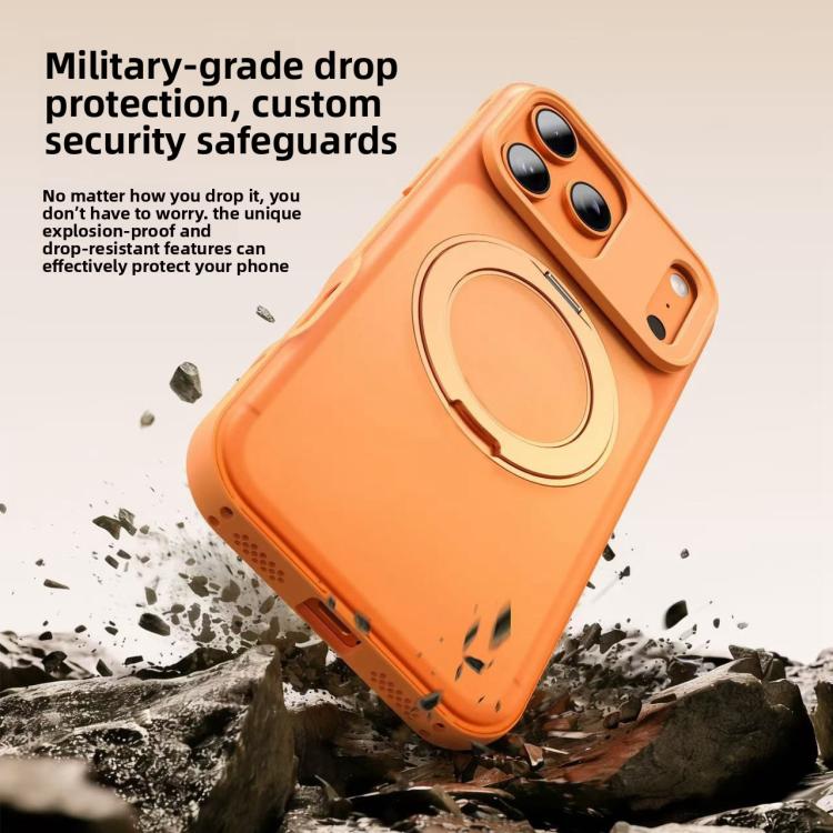 Coque de téléphone magnétique rotative Alpha-style avec support, Pour iPhone 17 Pro Max, Pour iPhone 17 Pro