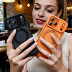 Coque de téléphone magnétique rotative Alpha-style avec support, Pour iPhone 17 Pro Max, Pour iPhone 17 Pro