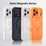 Coque de téléphone magnétique Alpha-style Skin-Feel, Pour iPhone 17 Pro Max, Pour iPhone 17 Pro