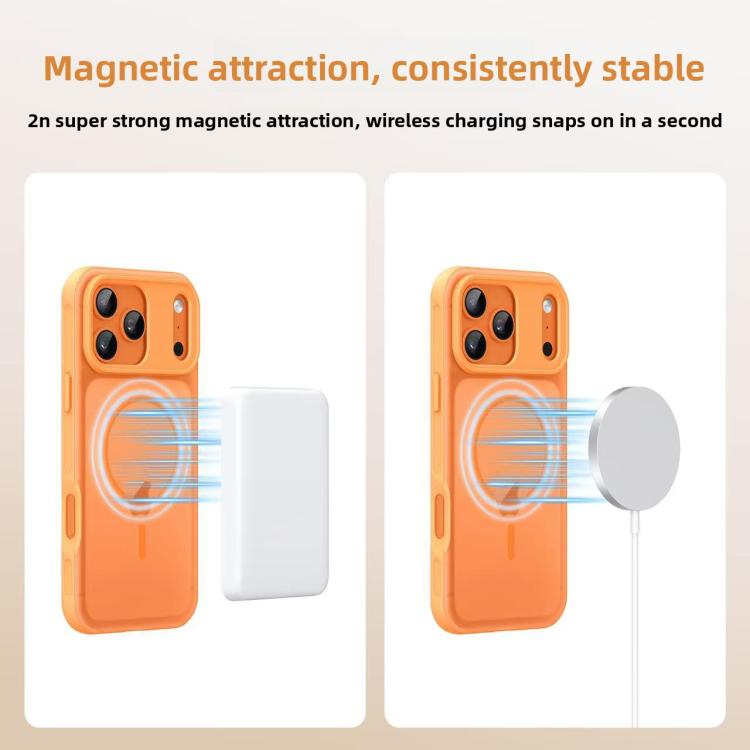 Coque de téléphone magnétique Alpha-style Skin-Feel, Pour iPhone 17 Pro Max, Pour iPhone 17 Pro