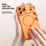Coque de téléphone magnétique Alpha-style Skin-Feel, Pour iPhone 17 Pro Max, Pour iPhone 17 Pro