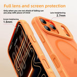 Coque de téléphone magnétique Alpha-style Skin-Feel, Pour iPhone 17 Pro Max, Pour iPhone 17 Pro