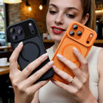 Coque de téléphone magnétique Alpha-style Skin-Feel, Pour iPhone 17 Pro Max, Pour iPhone 17 Pro