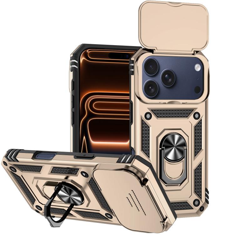 Étui de téléphone magnétique XDcase avec support d'anneau et protection de caméra coulissante, pour iPhone 17 Pro Max, pour iPhone 17 Pro, pour iPhone 17, pour iPhone Air