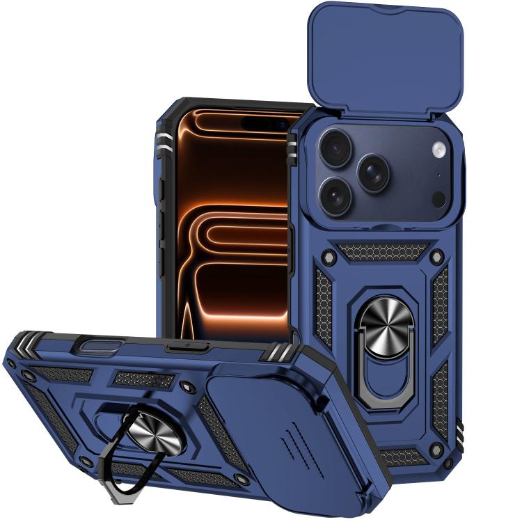 Étui de téléphone magnétique XDcase avec support d'anneau et protection de caméra coulissante, pour iPhone 17 Pro Max, pour iPhone 17 Pro, pour iPhone 17, pour iPhone Air