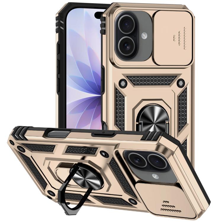 Étui de téléphone magnétique XDcase avec support d'anneau et protection de caméra coulissante, pour iPhone 17 Pro Max, pour iPhone 17 Pro, pour iPhone 17, pour iPhone Air