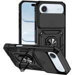 Étui de téléphone magnétique XDcase avec support d'anneau et protection de caméra coulissante, pour iPhone 17 Pro Max, pour iPhone 17 Pro, pour iPhone 17, pour iPhone Air