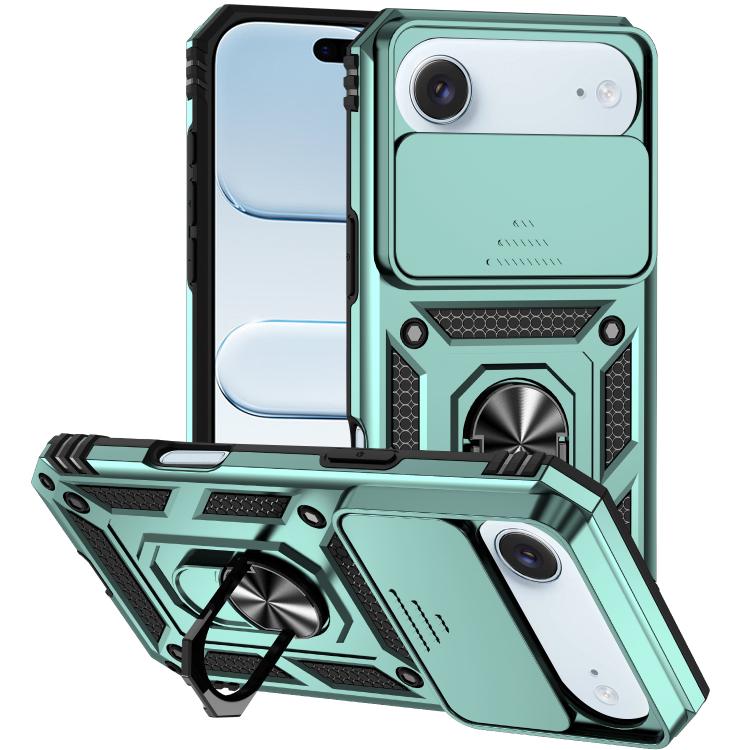 Étui de téléphone magnétique XDcase avec support d'anneau et protection de caméra coulissante, pour iPhone 17 Pro Max, pour iPhone 17 Pro, pour iPhone 17, pour iPhone Air