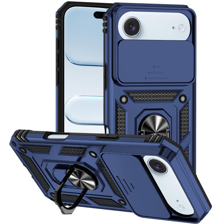 Étui de téléphone magnétique XDcase avec support d'anneau et protection de caméra coulissante, pour iPhone 17 Pro Max, pour iPhone 17 Pro, pour iPhone 17, pour iPhone Air