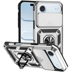Étui de téléphone magnétique XDcase avec support d'anneau et protection de caméra coulissante, pour iPhone 17 Pro Max, pour iPhone 17 Pro, pour iPhone 17, pour iPhone Air