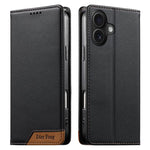 Étui de téléphone Dierfeng en cuir végétalien magnétique RFID, pour iPhone 16, pour iPhone 15 Pro Max, pour iPhone 15 Pro, pour iPhone 15 Plus, pour iPhone 15, pour iPhone 14 Plus, pour iPhone 14 / 13, pour iPhone 14 Pro