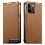 Coque de téléphone en cuir végan magnétique renforcé Dierfeng à assemblage, pour iPhone 14 Pro Max, iPhone SE 2022 / SE 2020 / 8 / 7, iPhone 13 Pro Max, iPhone 13 Pro, iPhone 13 mini, iPhone 12 / 12 Pro, iPhone 12 Pro Max, iPhone 12 mini