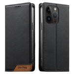 Étui de téléphone Dierfeng en cuir végétalien magnétique RFID, pour iPhone 16, pour iPhone 15 Pro Max, pour iPhone 15 Pro, pour iPhone 15 Plus, pour iPhone 15, pour iPhone 14 Plus, pour iPhone 14 / 13, pour iPhone 14 Pro