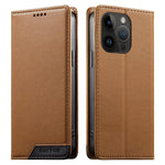 Étui de téléphone Dierfeng en cuir végétalien magnétique RFID, pour iPhone 16, pour iPhone 15 Pro Max, pour iPhone 15 Pro, pour iPhone 15 Plus, pour iPhone 15, pour iPhone 14 Plus, pour iPhone 14 / 13, pour iPhone 14 Pro